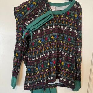 Wizarding World™ Harry Potter Adult Unisex Long John Pajama Shirt and Pant Set